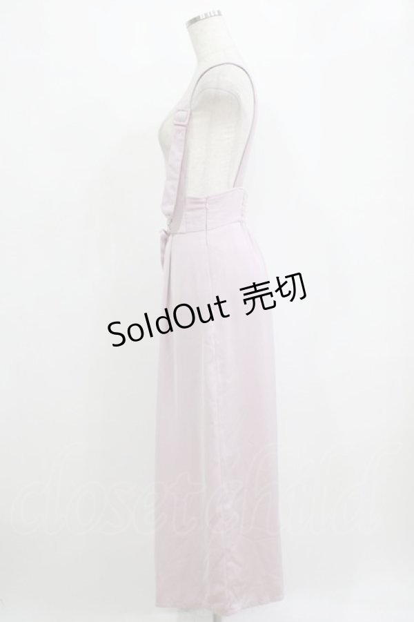 画像2: EATME / ベルトショルダーワイドパンツ S ピンク H-26-02-15-032-LO-SK-NS-ZH (2)