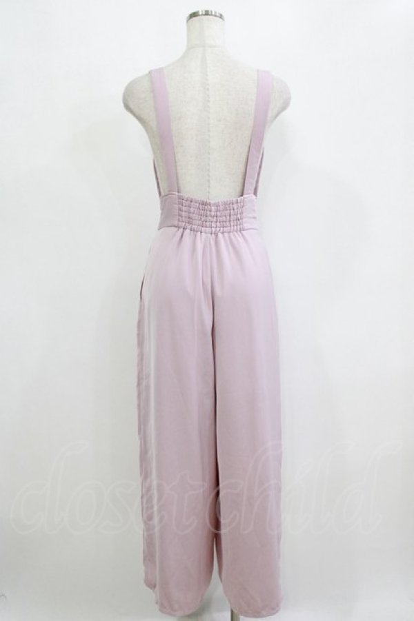 画像3: EATME / ベルトショルダーワイドパンツ S ピンク H-26-02-15-032-LO-SK-NS-ZH (3)