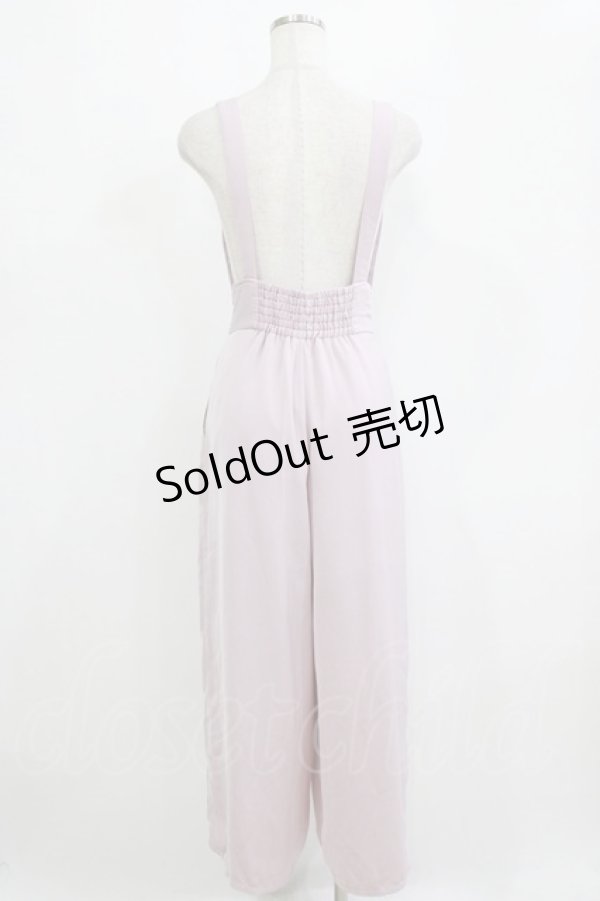 画像3: EATME / ベルトショルダーワイドパンツ S ピンク H-26-02-15-032-LO-SK-NS-ZH (3)