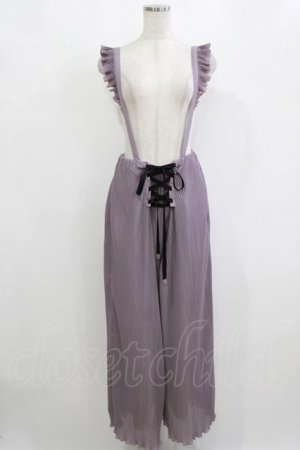 画像: EATME / FRONTレースアッププリーツパンツ S ラベンダー H-26-02-15-033-LO-PA-NS-ZH