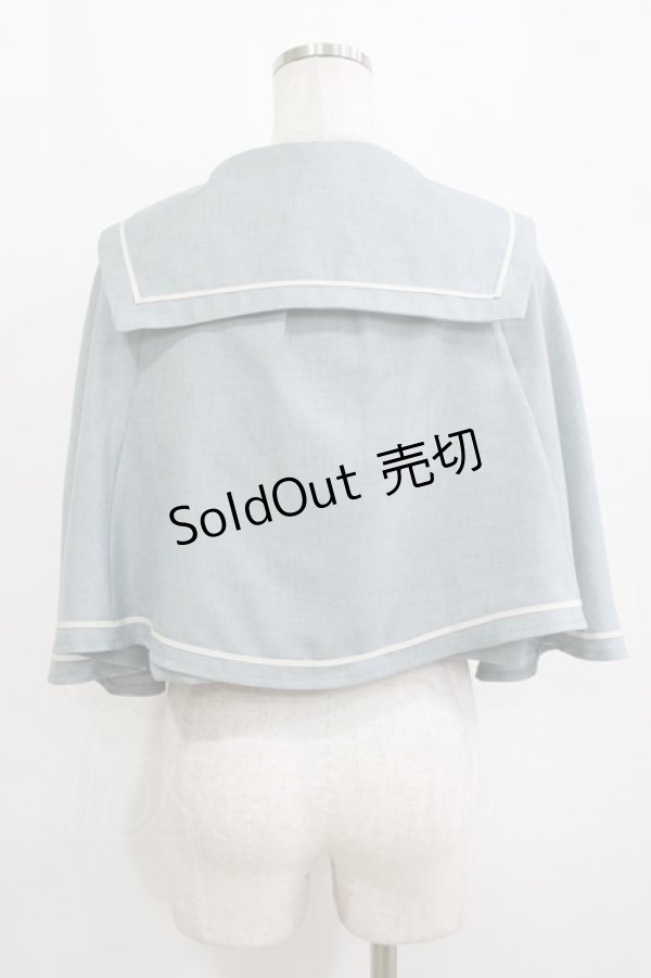 画像3: Kurumi Collaboration / マリンアカデミアケープ L ブルー H-26-02-15-034-GO-JA-NS-ZH (3)