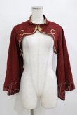 画像1: metamorphose / 無地着物袖ボレロ Free ボルドー H-26-02-15-037-ME-TO-NS-ZH (1)