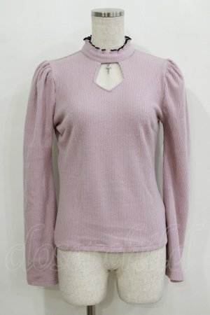 画像: EATME / フレアスリーブリブTOP Free ラベンダー H-26-02-15-040-LO-TO-NS-ZH