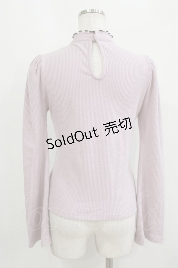 画像3: EATME / フレアスリーブリブTOP Free ラベンダー H-26-02-15-040-LO-TO-NS-ZH (3)