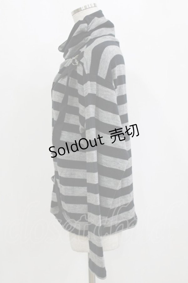 画像2: EATME / ボーダーニット Free グレー/ブラック H-26-02-15-041-LO-TO-NS-ZH (2)