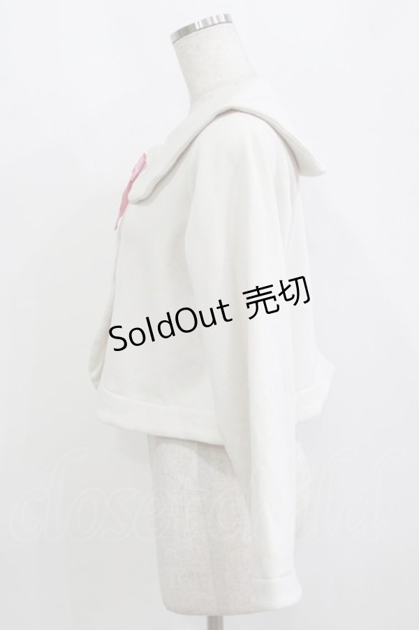 画像2: m petit by misako / サンリオキャラクターズコラボ マイメロディセーラーカーディガン 150cm オフ H-26-02-15-042-LO-TO-NS-ZH (2)