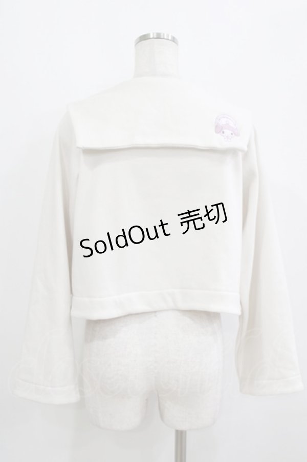 画像3: m petit by misako / サンリオキャラクターズコラボ マイメロディセーラーカーディガン 150cm オフ H-26-02-15-042-LO-TO-NS-ZH (3)