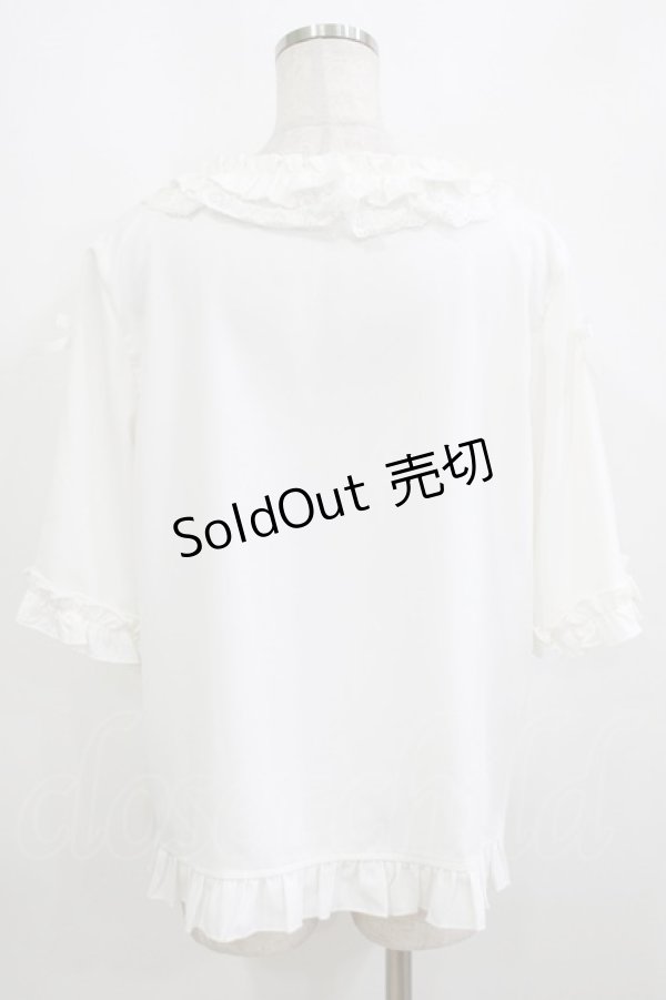 画像3: 幽三巷（海外ロリータブランド） / フリルブラウス 2XL オフ H-26-02-15-045-PU-BL-NS-ZH (3)