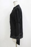 画像2: Kurumi Collaboration / KRデシンジゴスリブラウス LL ブラック H-26-02-15-046-GO-BL-NS-ZH (2)