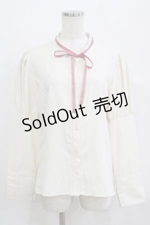 画像: Kurumi Collaboration / KRデシンジゴスリブラウス LL 生成り H-26-02-15-047-GO-BL-NS-ZH