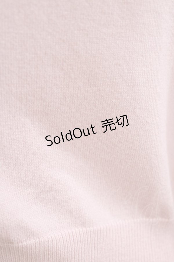 画像4: m petit by misako / AM*ハート透かしニットカーディガン L ピンク H-26-02-15-048-LO-TO-NS-ZH (4)