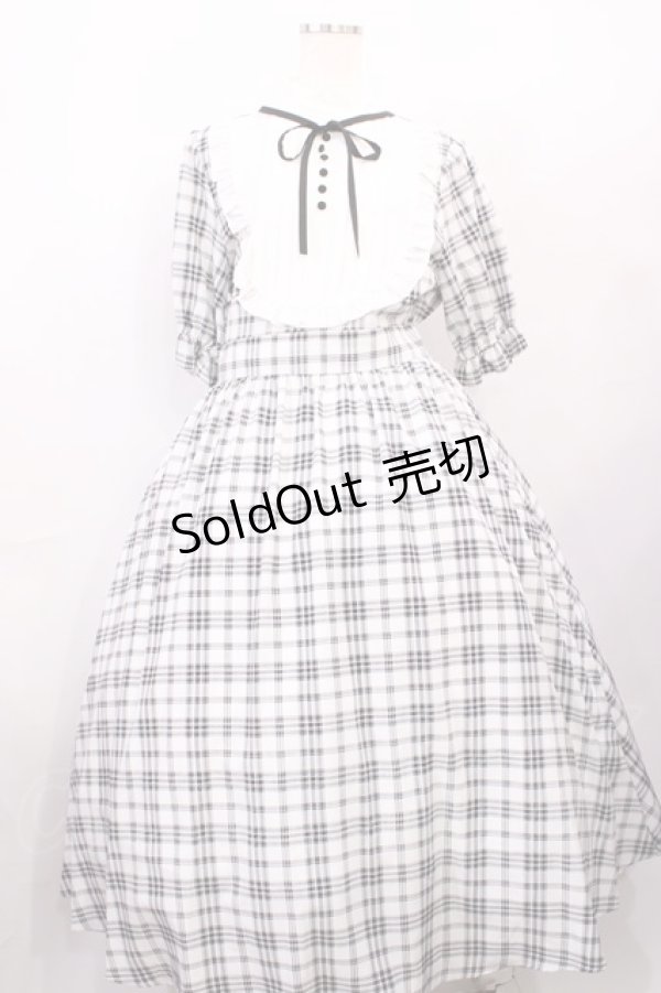 画像1: m petit by misako / チェックキリカエワンピース L オフ H-26-02-15-1001-LO-OP-NS-ZH (1)