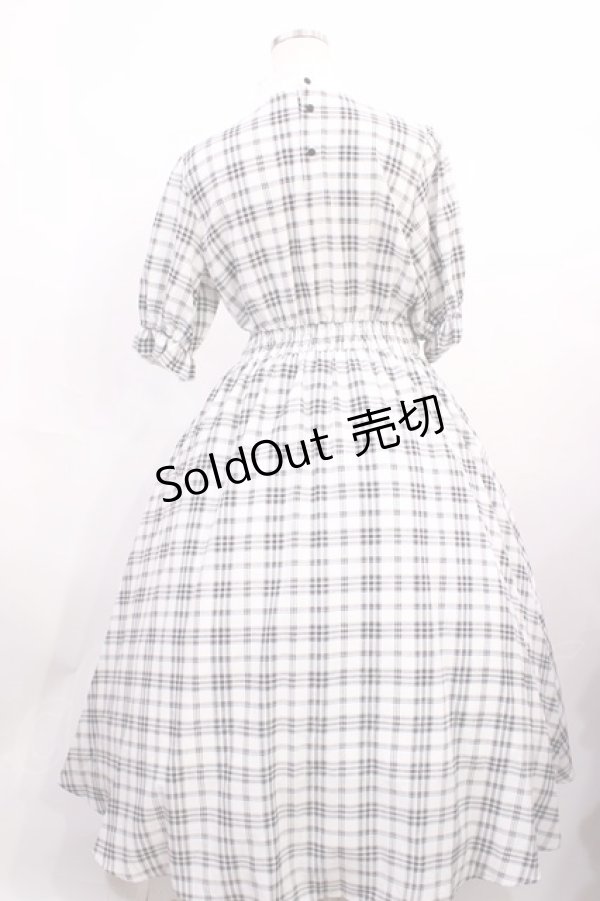 画像2: m petit by misako / チェックキリカエワンピース L オフ H-26-02-15-1001-LO-OP-NS-ZH (2)