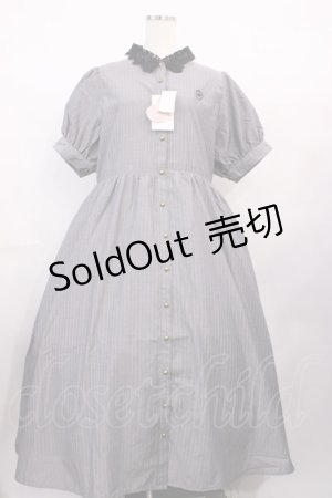 画像: m petit by misako / TT*AOKストライプOP LL グレー H-26-02-15-1003-LO-OP-NS-ZH