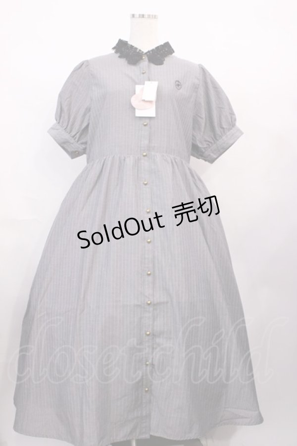 画像1: m petit by misako / TT*AOKストライプOP LL グレー H-26-02-15-1003-LO-OP-NS-ZH (1)