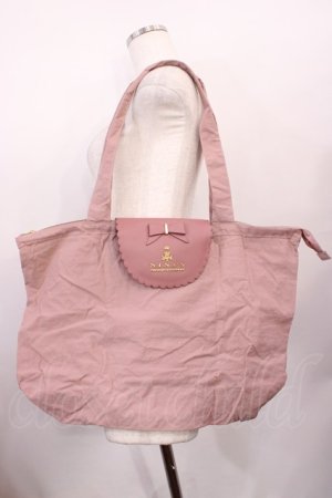 画像: m petit by misako / AMフラップエコバッグ  ピンク H-26-02-15-1022-LO-ZA-NS-ZH