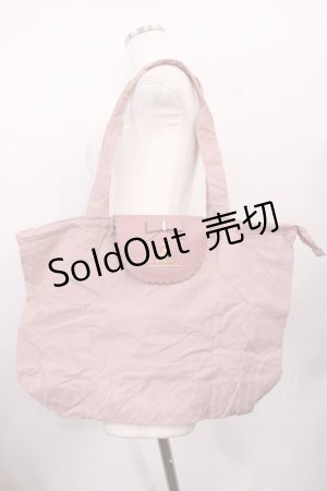 画像: m petit by misako / AMフラップエコバッグ  ピンク H-26-02-15-1022-LO-ZA-NS-ZH