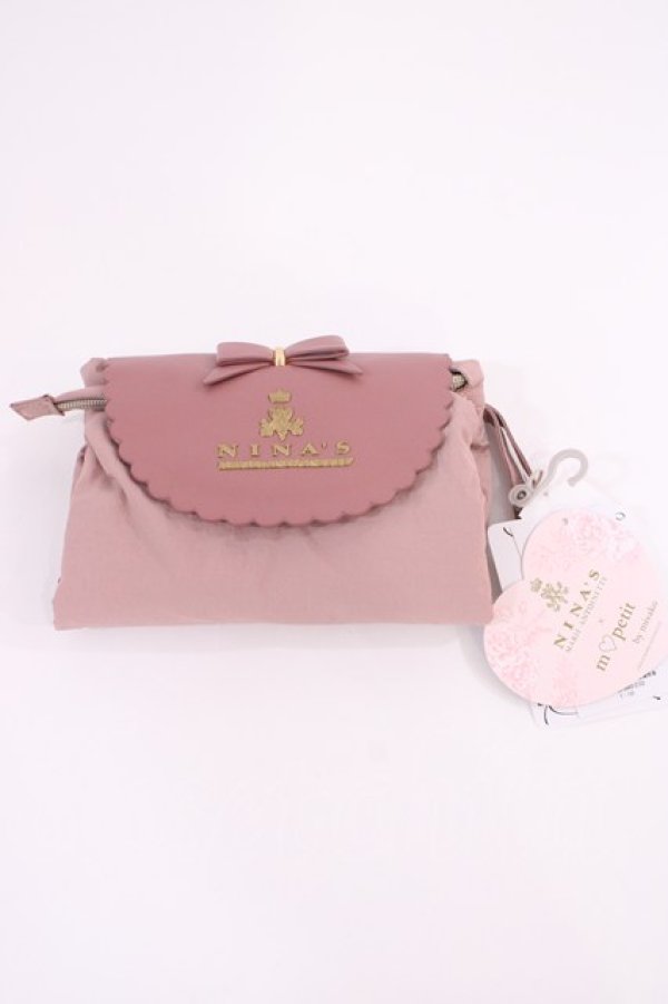 画像2: m petit by misako / AMフラップエコバッグ  ピンク H-26-02-15-1022-LO-ZA-NS-ZH (2)