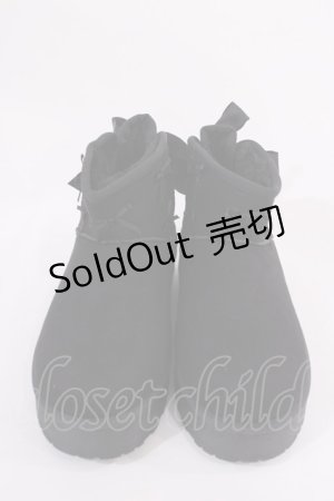 画像: m petit by misako / ムートンブーツ M ブラック H-26-02-15-1032-LO-SH-NS-ZH