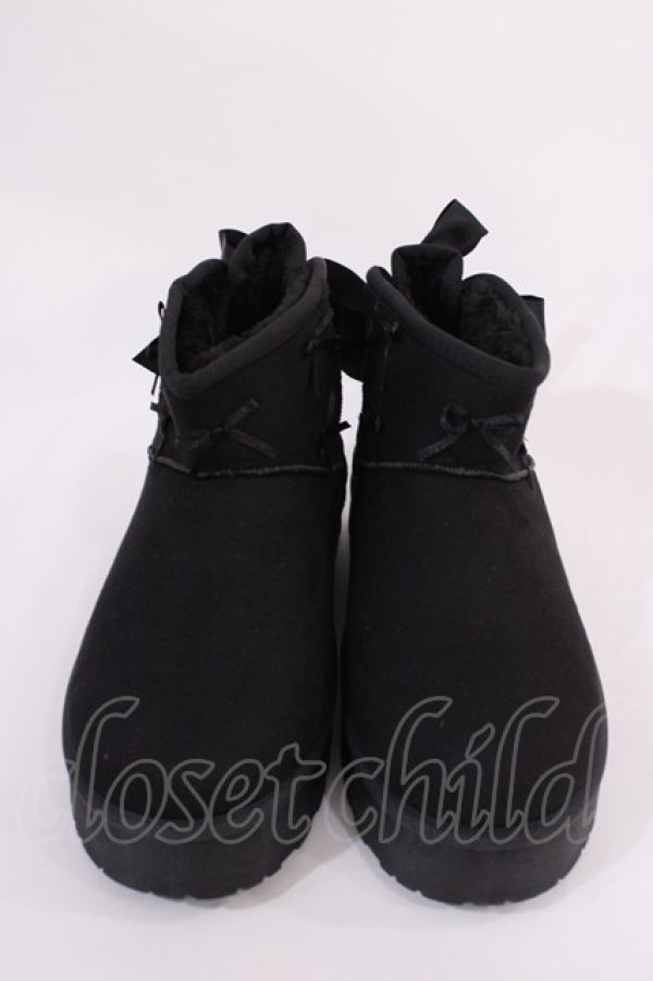 画像1: m petit by misako / ムートンブーツ M ブラック H-26-02-15-1032-LO-SH-NS-ZH (1)