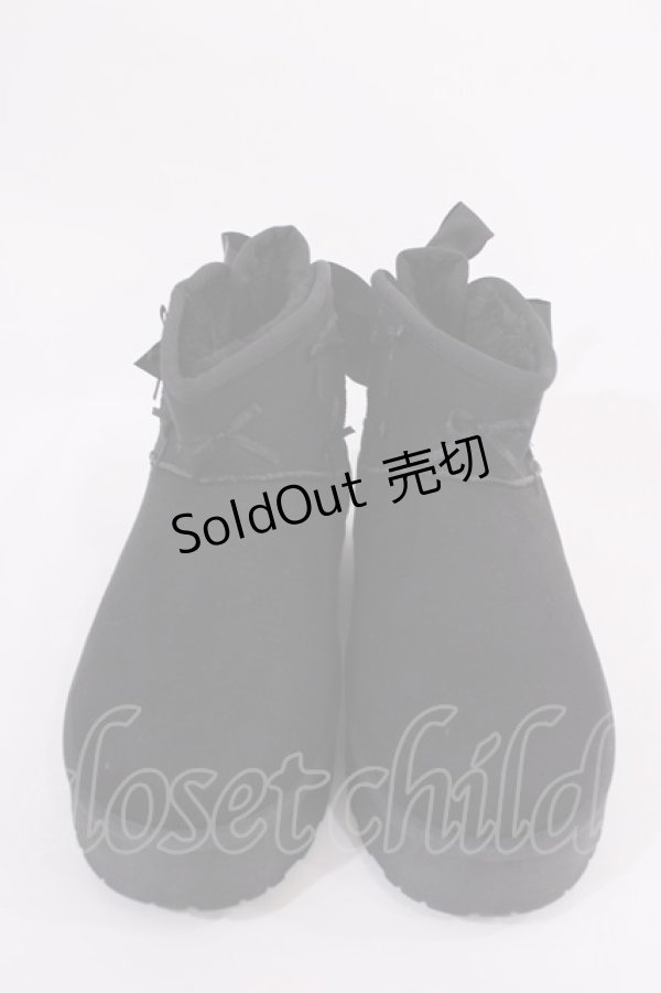 画像1: m petit by misako / ムートンブーツ M ブラック H-26-02-15-1032-LO-SH-NS-ZH (1)