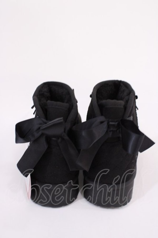 画像3: m petit by misako / ムートンブーツ M ブラック H-26-02-15-1032-LO-SH-NS-ZH (3)