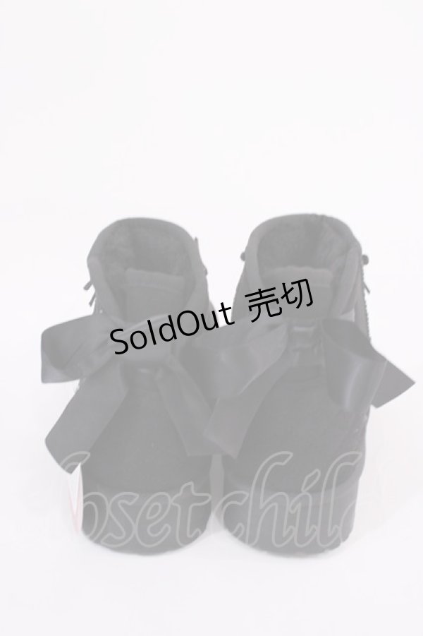 画像3: m petit by misako / ムートンブーツ M ブラック H-26-02-15-1032-LO-SH-NS-ZH (3)