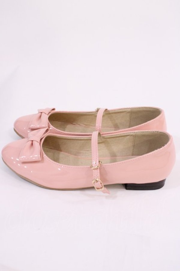 画像2: LIZ LISA / エナメルパンプス M ピンク H-26-02-15-1035-LO-SH-NS-ZH (2)