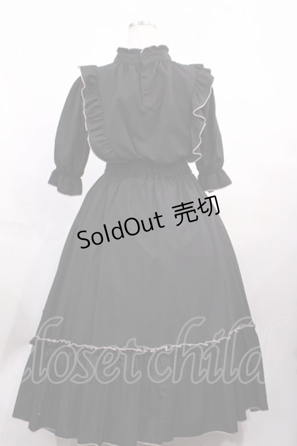 画像2: m petit by misako / NINA'SコラボAMハイショクメローワンピース L ブラック H-26-02-15-1004-LO-OP-NS-ZH (2)