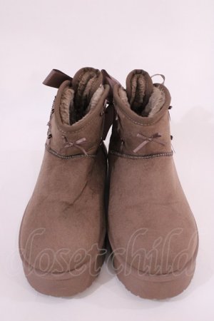 画像: m petit by misako / ムートンブーツ M ブラウン H-26-02-15-1037-LO-SH-NS-ZH