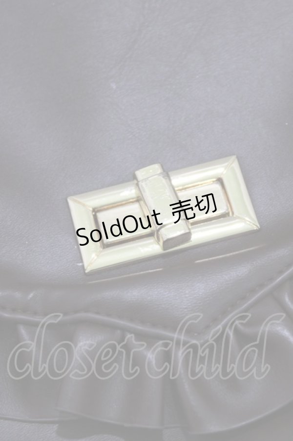 画像4: axes femme POETIQUE / フリルサッチェルバッグ  ブラウン H-26-02-15-052-AX-BG-NS-ZH (4)