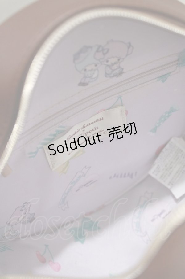 画像2: m petit by misako / サンリオキャラクターズコラボ リトルツインスターズ ショルダーバッグ  ブラウン H-26-02-15-054-LO-BG-NS-ZH (2)