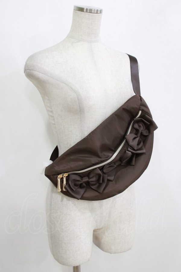 画像1: m petit by misako / TT*AM*リボンBB  ブラウン H-26-02-15-055-LO-BG-NS-ZH (1)