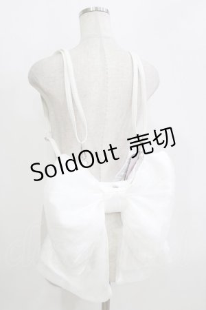 画像: Lovely Tency / 眞白ありす/リボン2WAYバッグ  オフ H-26-02-15-056-GO-BG-NS-ZH