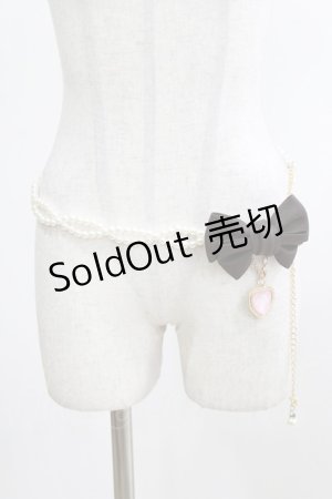 画像: m petit by misako / AMパールチェーンベルト/マイメロディ  ブラウン H-26-02-15-059-LO-ZA-NS-ZH