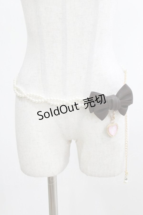 画像1: m petit by misako / AMパールチェーンベルト/マイメロディ  ブラウン H-26-02-15-059-LO-ZA-NS-ZH (1)