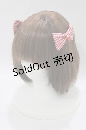 画像: m petit by misako / AM2Pイチゴリボンクリップ  レッド H-26-02-15-063-0-AC-NS-ZH