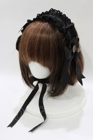 画像: ALICE and the PIRATES / 蝙蝠の影ヘッドドレス  ブラック H-26-02-15-065-PA-AC-NS-ZH