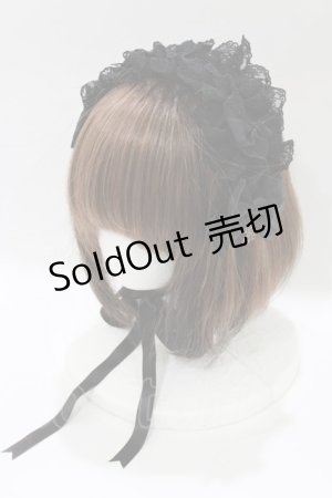 画像: ALICE and the PIRATES / ビブリオフィリアヘッドドレス  ブラック H-26-02-15-068-PA-AC-NS-ZH