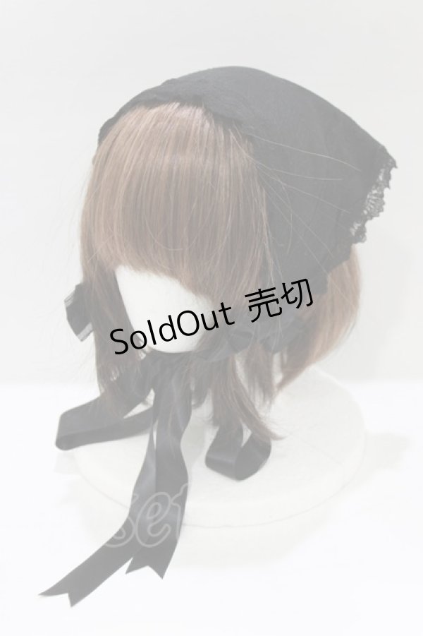 画像1: ALICE and the PIRATES / レースバブーシュカ  ブラック H-26-02-15-069-PA-AC-NS-ZH (1)