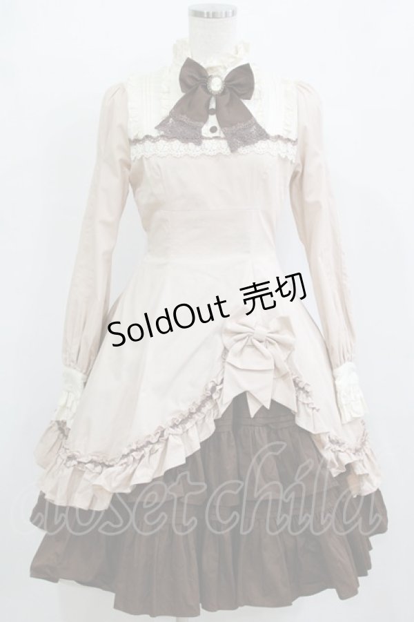 画像1: Mary Magdalene / プティフールドレス Free ローズチョコ H-26-02-15-006-CL-OP-NS-ZH (1)