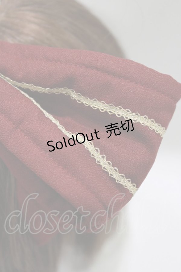 画像2: metamorphose / ブレード付リボンヘッドドレス  ボルドー H-26-02-15-070-ME-AC-NS-ZH (2)