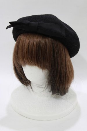 画像: m petit by misako / AMリボンサーモベレー  ブラック H-26-02-15-074-LO-AC-NS-ZH