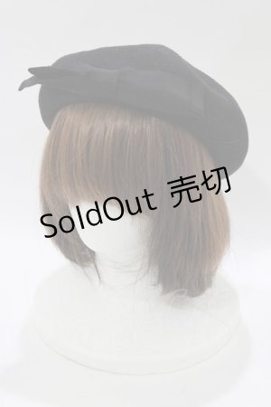 画像: m petit by misako / AMリボンサーモベレー  ブラック H-26-02-15-074-LO-AC-NS-ZH