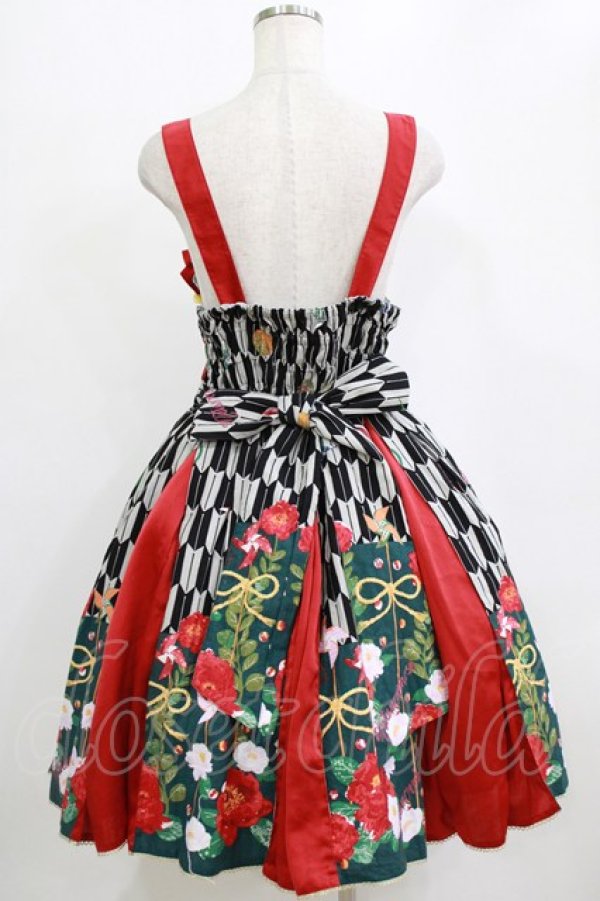 画像3: metamorphose / ハイカラ小町タックジャンパースカート Free ブラック H-26-02-15-001-ME-OP-NS-ZH (3)