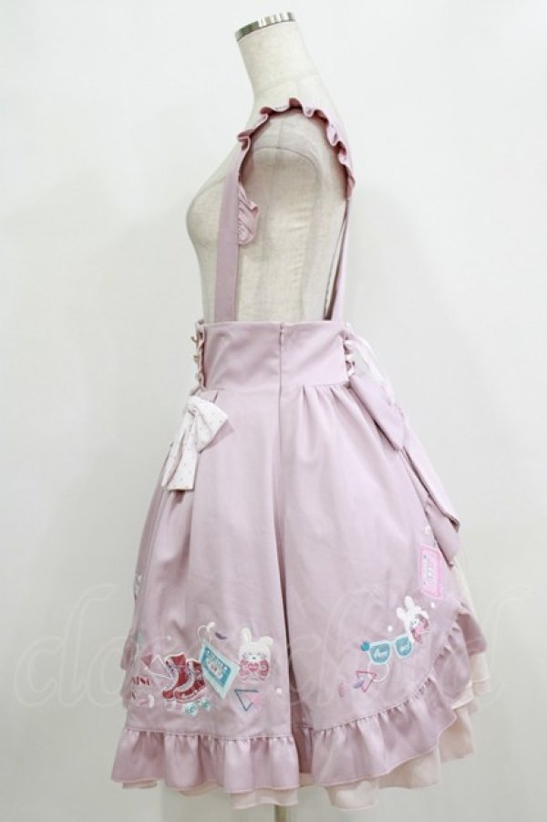 画像2: Amavel / Fancy POP Daydreamレイヤードスカート Free ピンク H-26-02-15-007-CA-SK-NS-ZH (2)