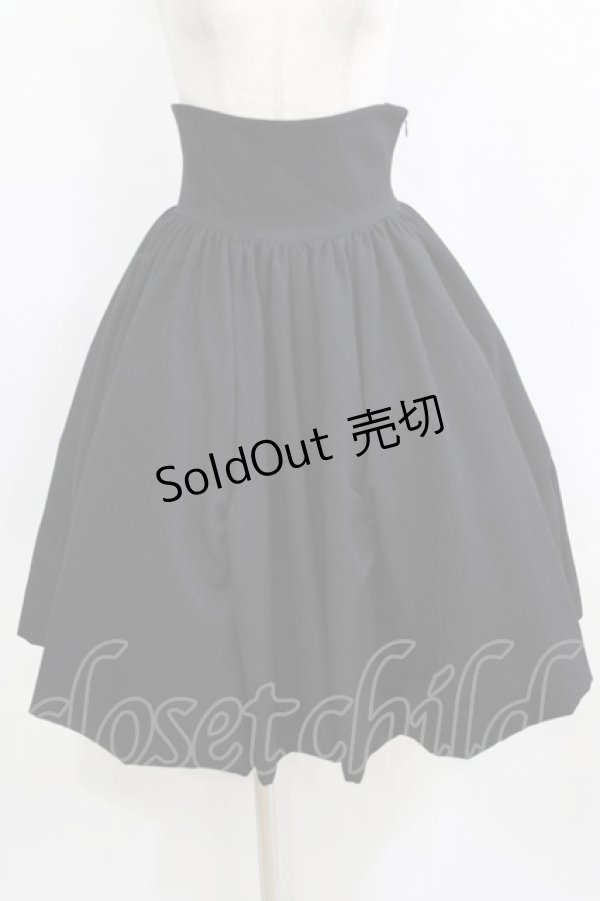 画像1: NO.S PROJECT / 二次元と運命が交差するスカート M ブラック H-26-02-15-008-LO-SK-NS-ZH (1)