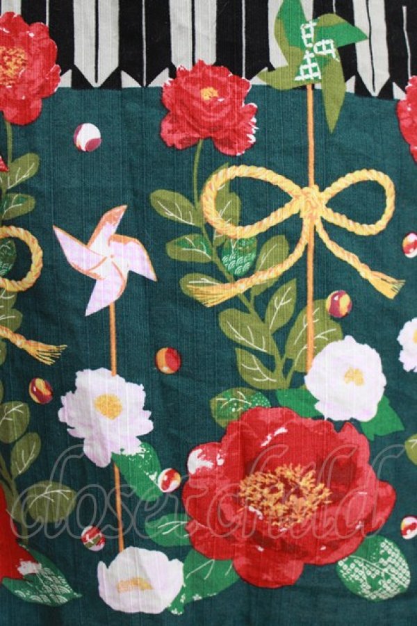 画像4: metamorphose / ハイカラ小町タックジャンパースカート Free ブラック H-26-02-15-001-ME-OP-NS-ZH (4)