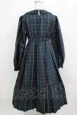 画像3: FLC / MINA*タータンチェックワンピース L グリーン H-26-02-15-012-LO-OP-NS-ZH (3)