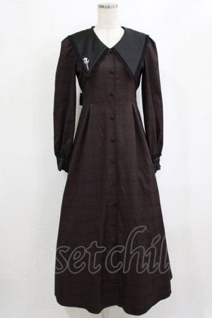 画像: EATME / BIGカラー開襟マキシワンピース S ワイン H-26-02-15-014-LO-OP-NS-ZH